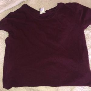 Maroon shirt